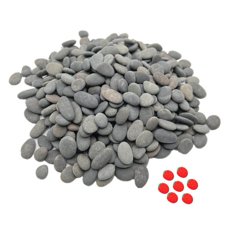 Lifetop 3LB Tiny Painting Rocks DIY Rock for Paint Detail-Painting Smooth Surface Stones,Arts,Crafts Garden,About 350-400PCS 0.5 to 1.0 inches ï¼ŒHand Picked - Image 1